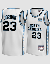 Carolina del Norte Michael Jordan #23 camiseta blanca